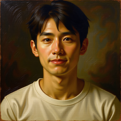 Oil Painting Digital Human
